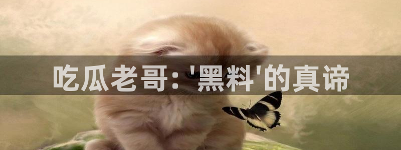 51吃瓜全网更新最快的吃瓜网:吃瓜老哥: \'黑料\'的真谛