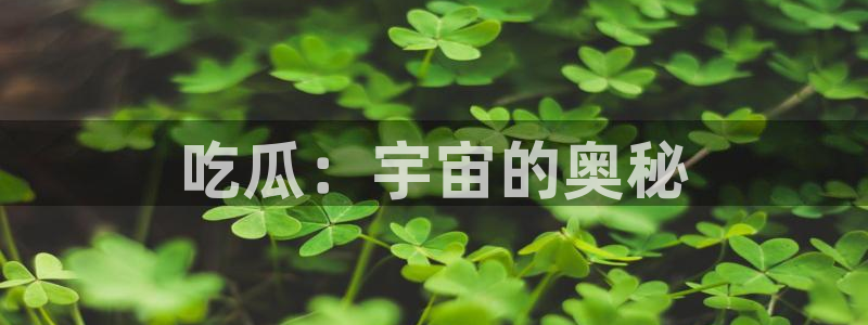 长生武道:从九龙夺嫡开始吃瓜：吃瓜：宇宙的奥秘